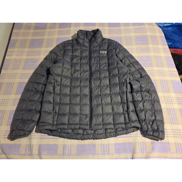 Helly Hansen Jacket Large Insulator Puffer Full Zip Primaloft Square Quilted